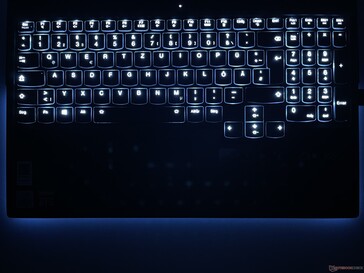 Legião 7 - iluminação de teclado