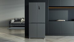 O Xiaomi Mijia Cross Four-Door Refrigerator 496 L pode ser controlado remotamente através do aplicativo Mijia, ou comandos de voz Xiao AI. (Fonte da imagem: Xiaomi)