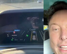Demonstração do Tesla FSD V12 em Palo Alto (imagem: Elon Musk/X)