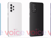 O Galaxy A52 na cor completa alegada. (Fonte: Voz)