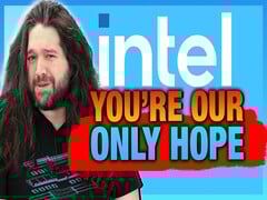 Intel Arc emite imagem de visualização de vídeo (fonte da imagem: Gamers Nexus YouTube)