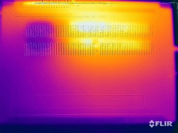 Teste de estresse da temperatura da superfície (parte superior)