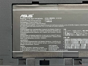 Informações sobre a bateria