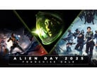 Uma imagem promocional do Alien Day 2025 no Steam, mostrando a arte da capa de Alien Isolation, Aliens Dark Descent e Alien Rogue Incursion. (Fonte da imagem: Steam)