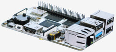 O Compact3566 tem portas USB ligeiramente mais altas que o modelo B. Raspberry Pi 3 (Fonte de imagem: Boardcon)