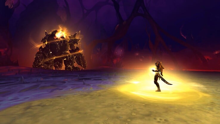 Um combate contra um chefe em World of Warcraft: Midnight. (Blizzard Entertainment)