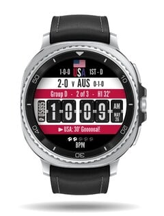 O mostrador de relógio Kick It está disponível apenas para modelos compatíveis com Wear OS.