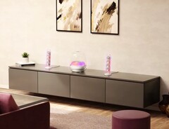 Os Harman Kardon Soundsticks 5 são os primeiros a contar com Wi-Fi e, portanto, suportam o Apple AirPlay. (Fonte da imagem: Harman Kardon)