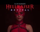 É exibido o banner do filme “Hellraiser: Revival”, de Clive Barker
