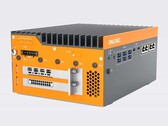 Muitas portas e espaço para uma GPU profissional de nível de desktop SFF. (Fonte da imagem: Onlogic)