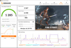 Fire Strike (funcionamento por bateria)