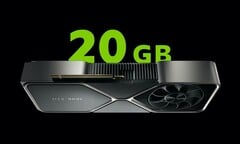 Novas versões do RTX 3070 e RTX 3080 poderão chegar em dezembro. (Fonte da imagem: NVIDIA &amp;amp; Notebookcheck.com)