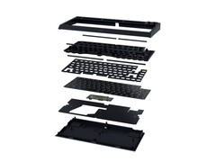 Teclado barebone da Razer baseado no BlackWidow V4 75. (Fonte da imagem: Razer)