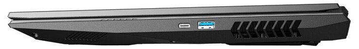 Lado direito: Thunderbolt 3 (Tipo-C; DisplayPort), USB 3.2 Gen 1 (Tipo-A)