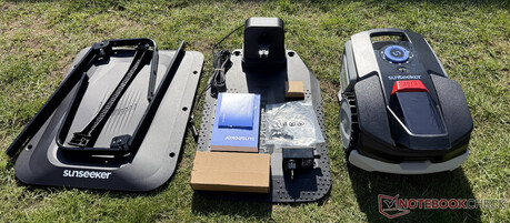 Escopo de entrega do Sunseeker V1...