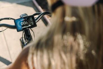 A e-bike Tenways Wayfarer tem uma tela LCD de 4,3 polegadas (Fonte da imagem: Tenways)