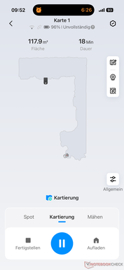 Mapeamento em andamento