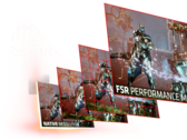 A super-resolução FidelityFX da AMD receberá um reforço de desempenho alimentado por IA nos próximos meses. (Fonte da imagem: AMD)