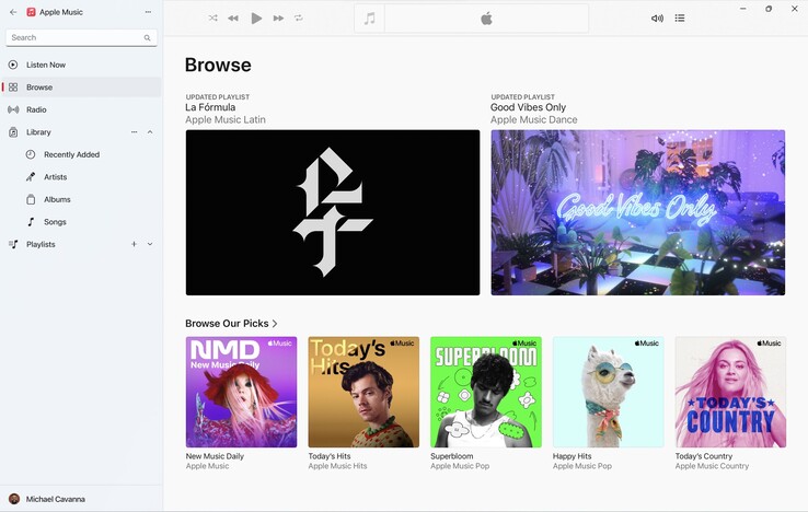 Apple Músicas e prévias de TV Apple estão agora disponíveis no Microsoft Store. (Fonte de imagem: Microsoft Store)