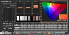 CalMAN: ColorChecker (calibrado)