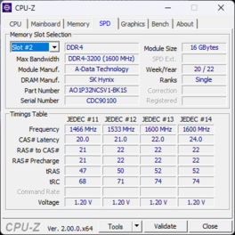 Memória CPU-Z