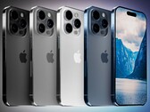 Uma renderização do iPhone 15 Pro. (Fonte: 9to5Mac)