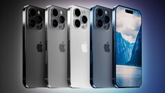 Uma renderização do iPhone 15 Pro. (Fonte: 9to5Mac)