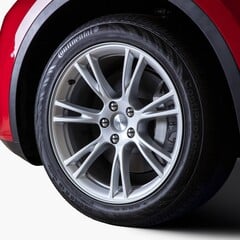 O kit de tampas de roda do Model Y Gemini. (Fonte da imagem: Tesla)