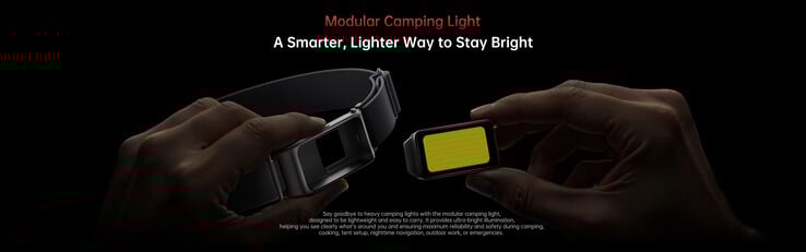 Um módulo de LED também está disponível (Fonte da imagem: Oukitel)