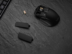 O ProArt MD301 ainda não tem preço e não se sabe quando o mouse será lançado. Na foto: uma imagem promocional mostrando os switches intercambiáveis.