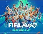 Arte promocional do FIFA Heroes antes do lançamento em 22 de junho de 2026.