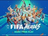 Arte promocional do FIFA Heroes antes do lançamento em 22 de junho de 2026.
