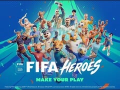 Arte promocional do FIFA Heroes antes do lançamento em 22 de junho de 2026.