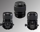 Uma lente para retratos e duas lentes tilt-shift lançadas pela Fujifilm (Fonte da imagem: Fujifilm)