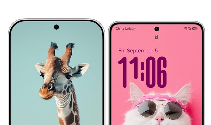 Xiaomi 16 Pro (esquerda) vs Galaxy S26 Pro (direita) bezels. (Fonte da imagem: UniverseIce on X)