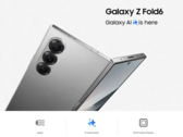 O Samsung Galaxy Z Fold 6 será apresentado em 10 de julho (imagem via Evan Blass)