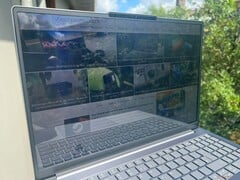 Visualização ao ar livre sob o sol
