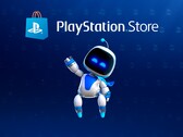 O banner da PlayStation Store com o Astro Bot é exibido