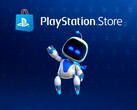 O banner da PlayStation Store com o Astro Bot é exibido