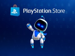 O banner da PlayStation Store com o Astro Bot é exibido