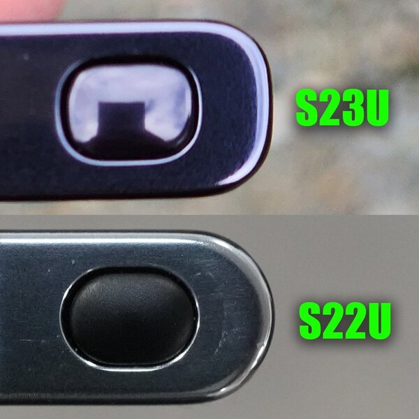 Galaxy S23 Ultra vs. S22 Ultra. (Fonte de imagem:@sakitechonline &amp; @UniverseIce)