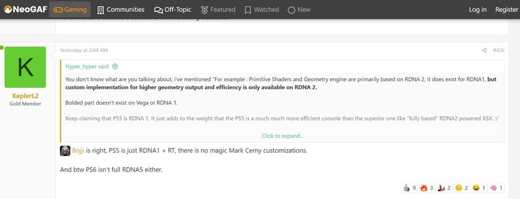 Vazamento das especificações do Sony PS6 RDNA 5.