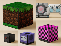 Uma variedade de várias skins da Steam Machine criadas pela comunidade no subreddit r/Steam. (Fonte da imagem: r/Steam)