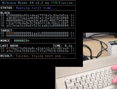 O modder C64 minera um bloco de teste (Fonte de imagem: 8 Bit Show And Tell)