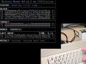 O modder C64 minera um bloco de teste (Fonte de imagem: 8 Bit Show And Tell)