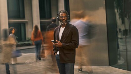 O fone de ouvido on-ear Jabra Evolve3 75. (Fonte da imagem: Jabra)