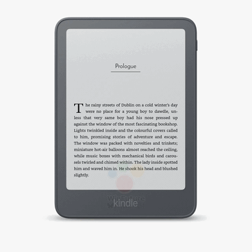 Amazon Kindle de 12ª geração na cor preta.