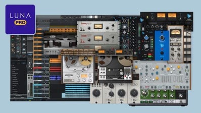 O LUNA Pro Bundle tem todas as ferramentas necessárias para produzir um álbum profissional (Fonte da imagem: Universal Audio)