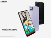 O Galaxy A22 5G. (Fonte: Samsung)