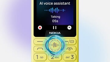 Os mais recentes feature phones da HMD vêm com um botão dedicado ao assistente de IA